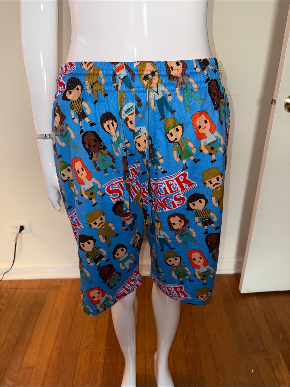Stranger Things Character-Print Men’s Lounge Shorts PAJAMAS